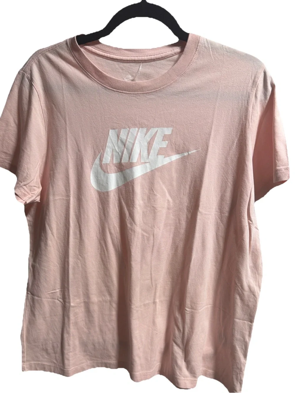 Nike Sportswear Mens Futura Icon Logo T-Shirt Light Pink Size Large